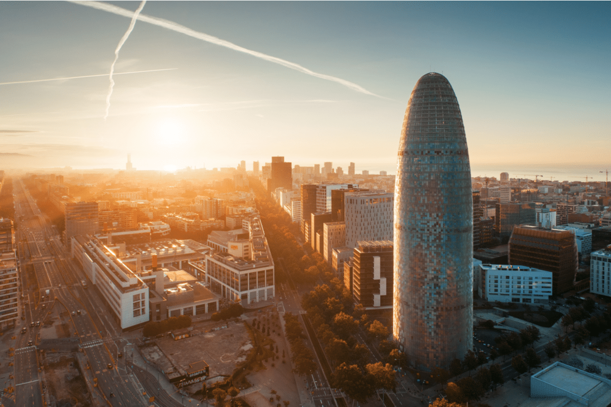 Vista de Barcelona para turismo dental